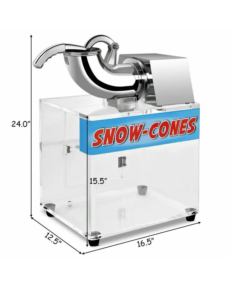 Electric Snow Cone Machine Ice Shaver Maker - Ice Crushers & Shavers