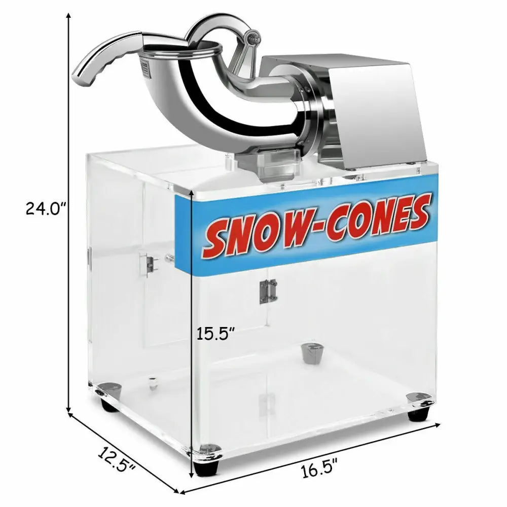 Electric Snow Cone Machine Ice Shaver Maker - Ice Crushers & Shavers