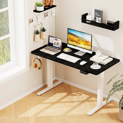 Electric Standing Desk Height Adjustable with 3 Memory Heights Black-S - Black - Standing Desks