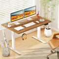Electric Standing Desk Height Adjustable with 3 Memory Heights Walnut-M - Walnut - Standing Desks