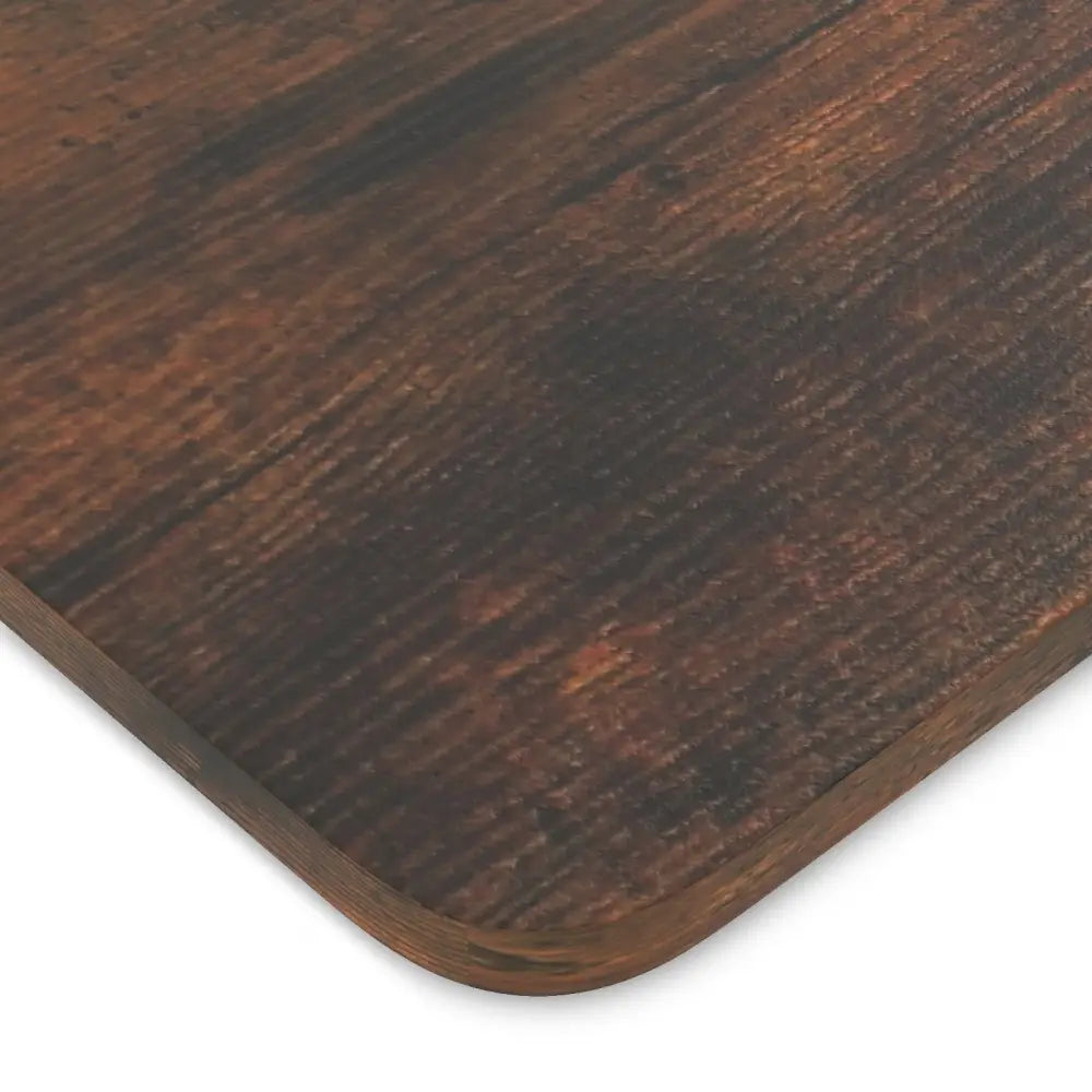 Electric Standing Desk with LED Display and 2 Memory Height Settings-Rustic Brown - Rustic Brown - Standing Desks
