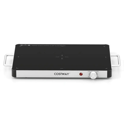 Electric Warming Tray Food Warmer with Adjustable Temperature Control Costway