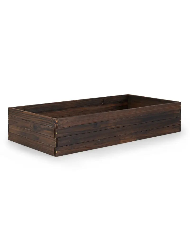 Elevated Wooden Garden Planter Box Bed Kit - Natural - Raised Garden Beds
