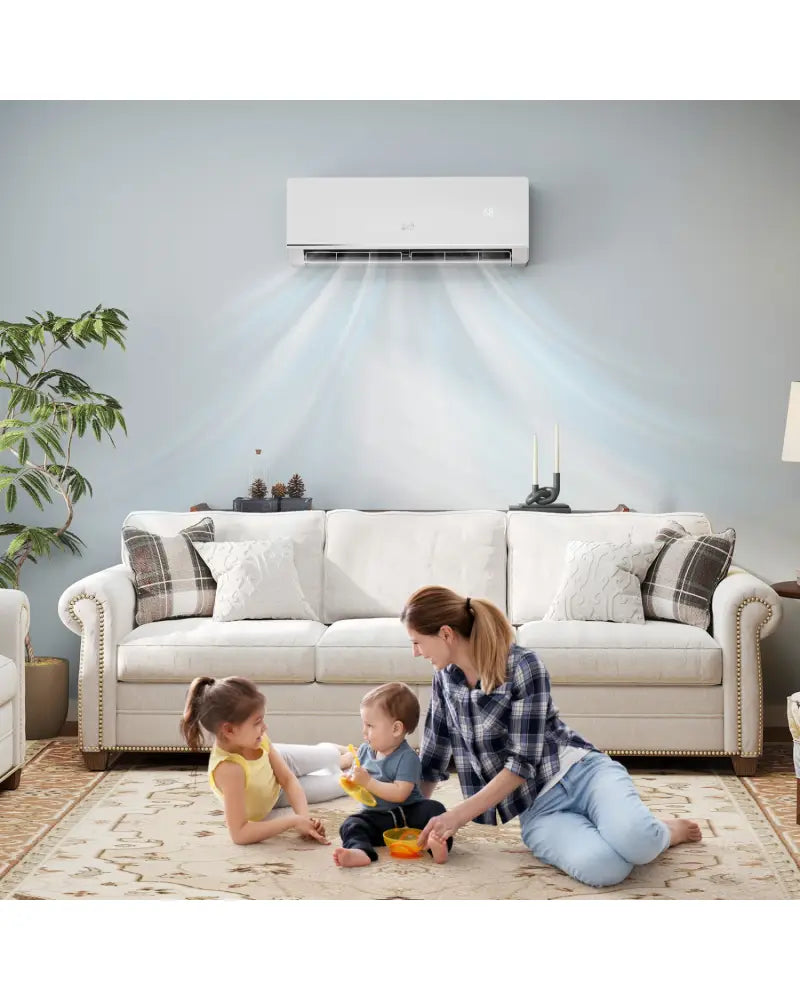ENERGY STAR Certified 12000 BTU 24 SEER2 115V Mini Split AC with Bracket Heating at -25„ƒ - White - 12000 BTU Mini Split