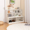 Entryway Shoe Cabinet with 2 Anti-tipping Kits-White - White - Shoe Racks & Storage Benches