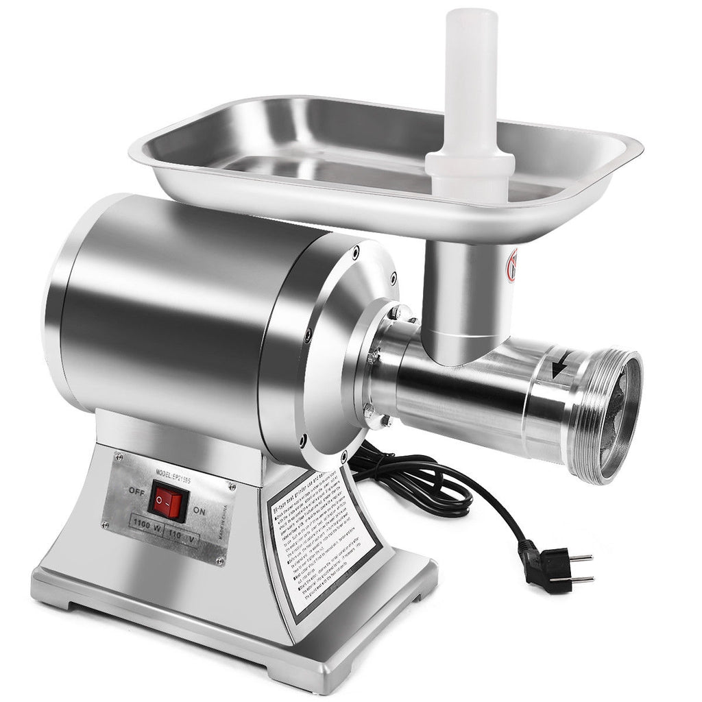 1100W Stainless Steel Heavy Duty #22 Electric Meat Grinder