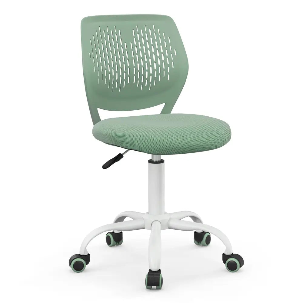 Ergonomic Children Study Chair with Adjustable Height-Green - Green - Kids Chairs & Seating