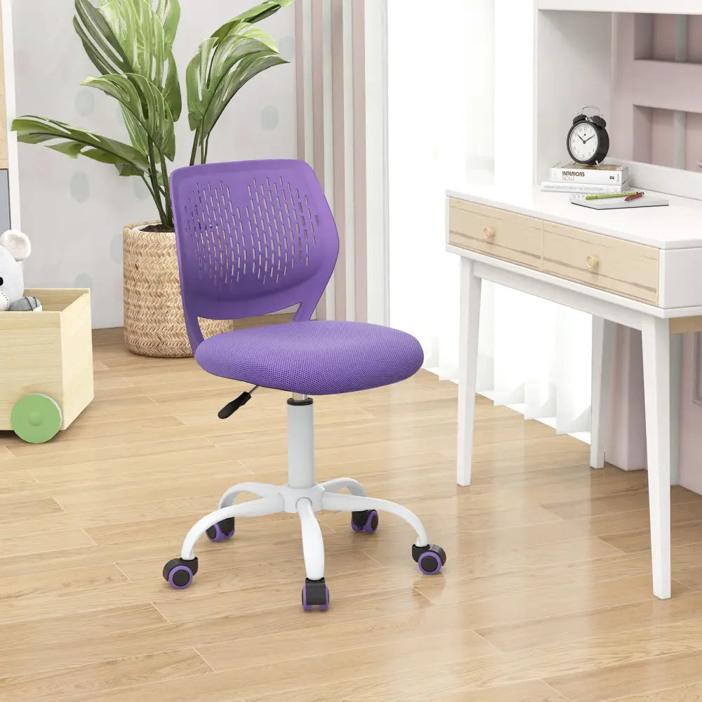 Ergonomic Children Study Chair with Adjustable Height-Purple - Purple - Kids Chairs & Seating