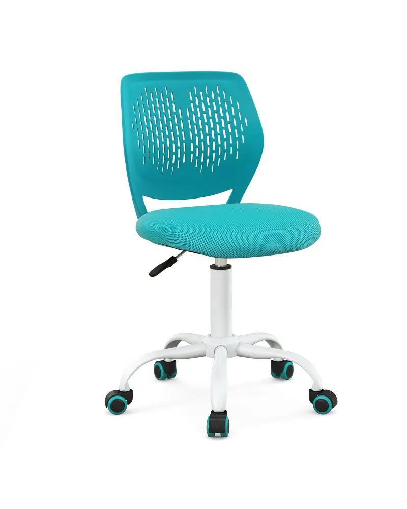 Ergonomic Children Study Chair with Adjustable Height-Turquoise - Turquoise - Kids Chairs & Seating