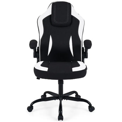 Ergonomic Computer Office Chair with 90Â° Flip-up Armrests-Black - Black - Ergonomic Chairs