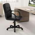 Ergonomic Office Chair with 360-degree Wheels - Black - Executive Chairs