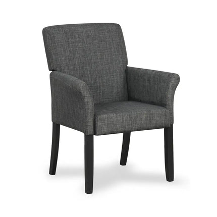 Executive Guest Chair Reception Waiting Room Arm Chair-Gray - Gray - Accent Chairs