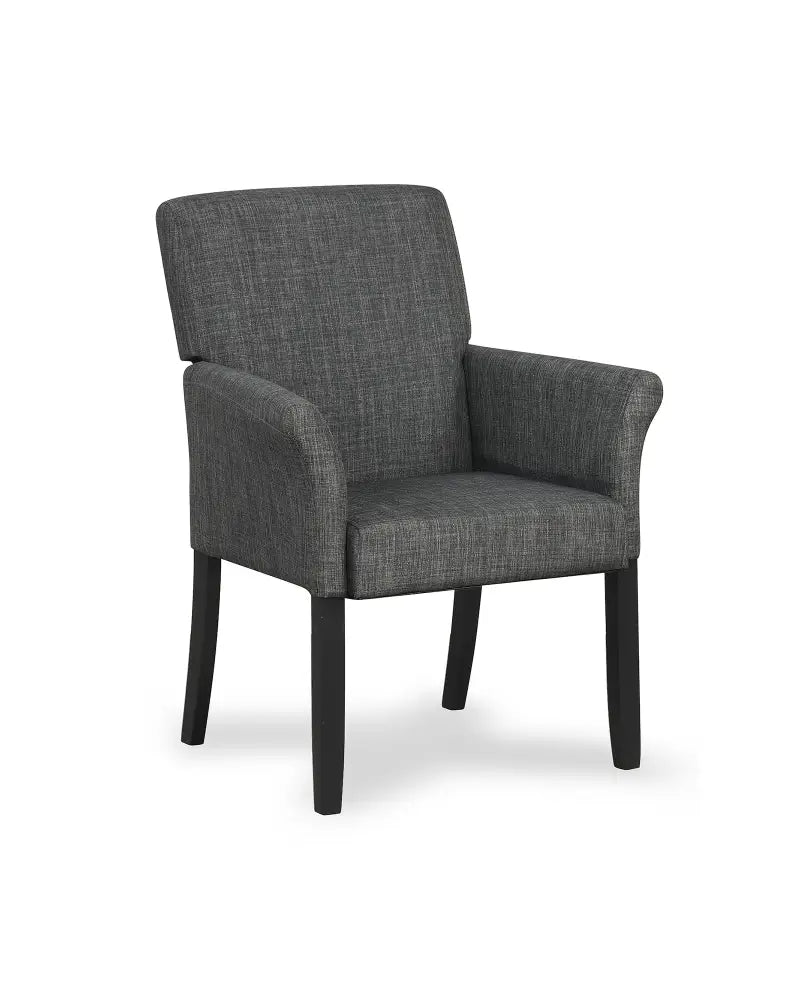 Executive Guest Chair Reception Waiting Room Arm Chair-Gray - Gray - Accent Chairs
