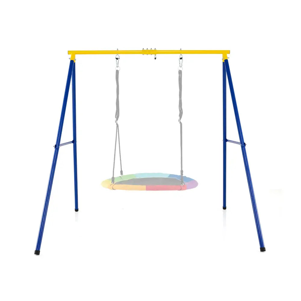 Extra Large Heavy Duty A-Frame Steel Swing Stand - Blue - Swing & Playsets