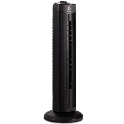 Fantask 35W 28 Inch Quiet Bladeless Oscillating Tower Fan-Black Costway