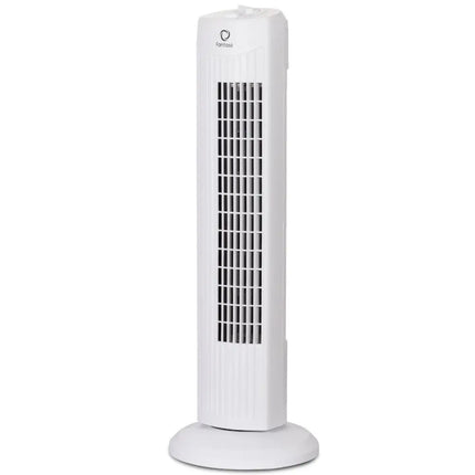 Fantask 35W 28 Inch Quiet Bladeless Oscillating Tower Fan-White - White - Fans