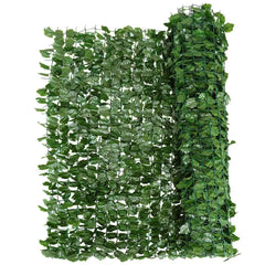 Faux Ivy Leaf Decorative Privacy Fence-40 x 95 Inch - Green - Decorative Fencing & Flooring