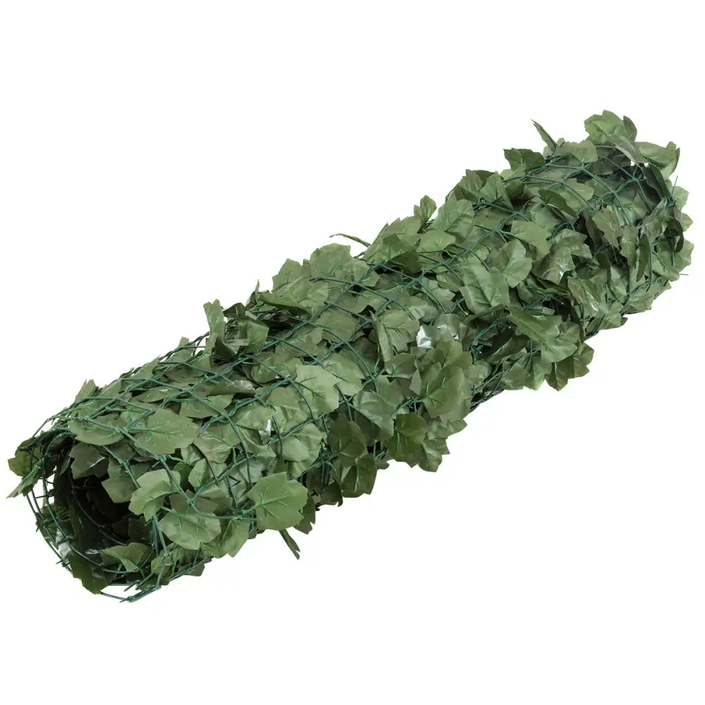 Faux Ivy Leaf Decorative Privacy Fence-59 x 95 Inch - Green - Outdoor Privacy Screens