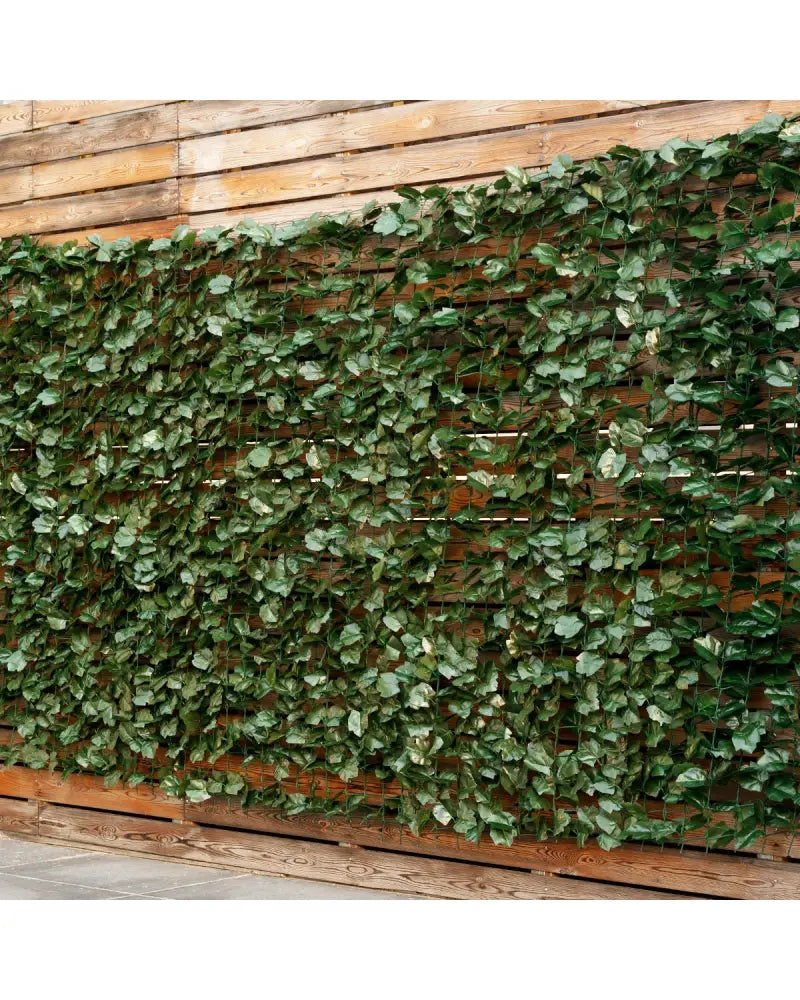 Faux Ivy Leaf Decorative Privacy Fence-59 x 95 Inch - Green - Outdoor Privacy Screens