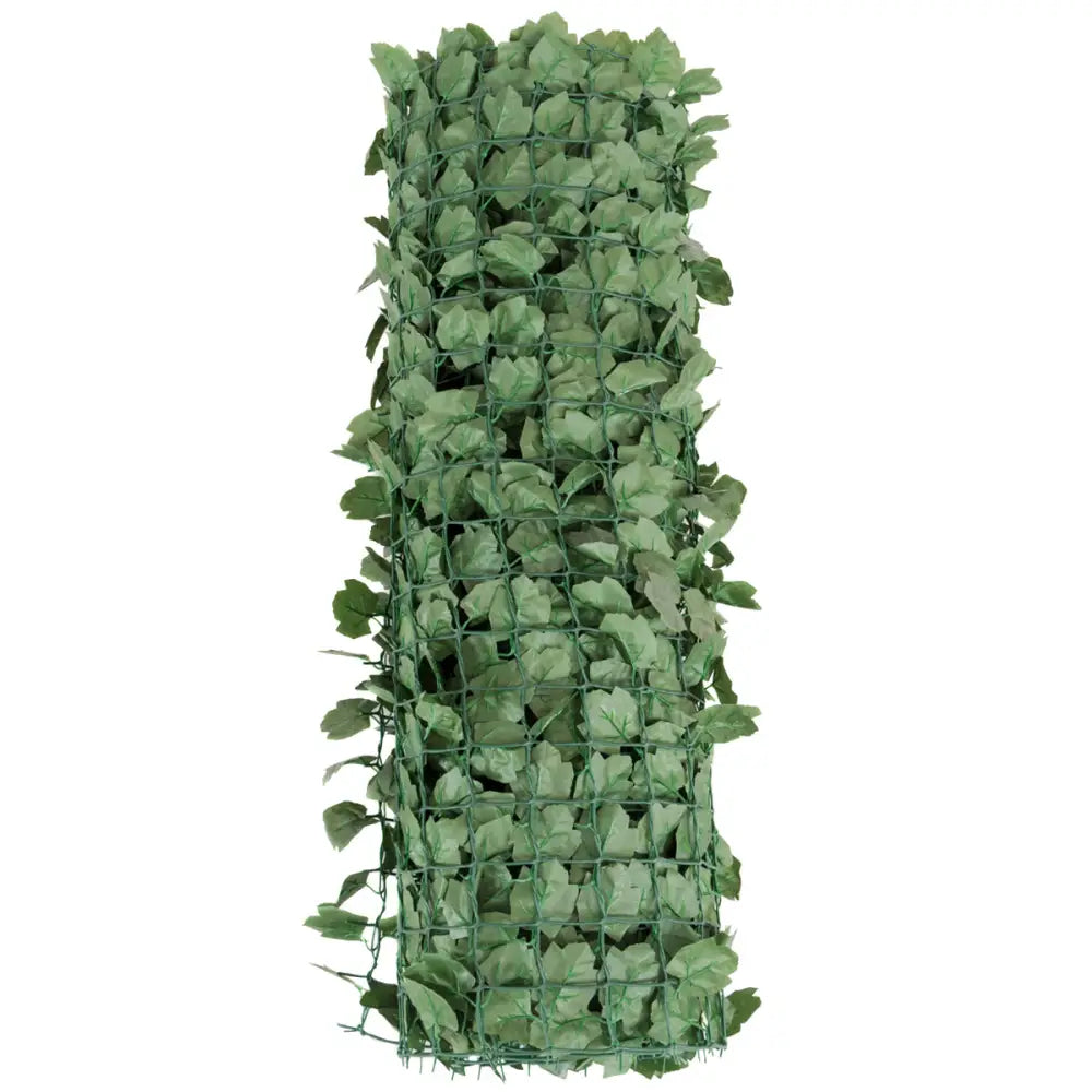 Faux Ivy Leaf Decorative Privacy Fence-59 x 95 Inch - Green - Outdoor Privacy Screens