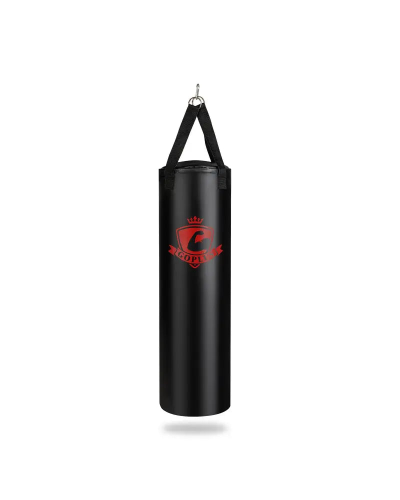 Filled Punching Bag Set with Boxing Gloves- 63 lbs - Black - Boxing & Martial Arts