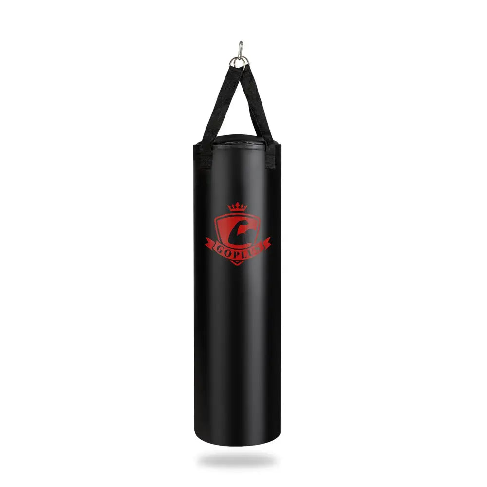 Filled Punching Bag Set with Boxing Gloves- 63 lbs - Black - Boxing & Martial Arts