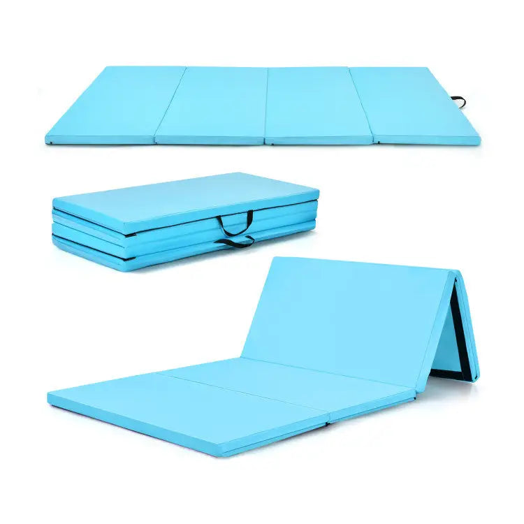 Fitness Room Bundle: Punching Boxing Set + 3 in 1 Folding Treadmill + 3 Pieces Kettlebell Weight Set + 4-Panel Folding