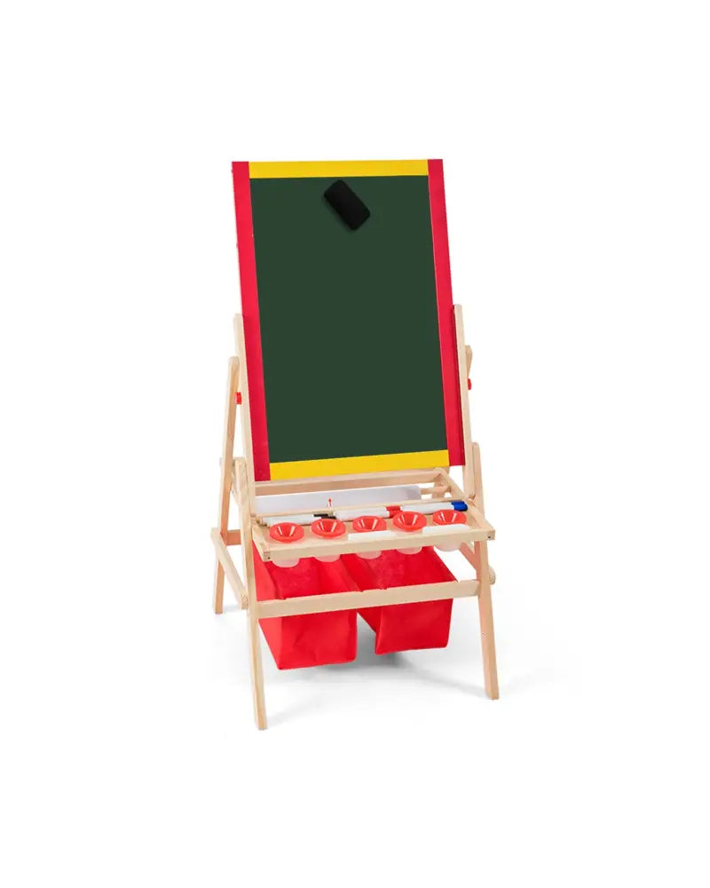 Flip-Over Double-Sided Kids Art Easel - Multicolor - Art Easels