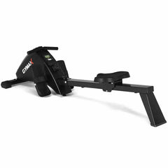 Foldable Magnetic Quiet Operated Fitness Rowing Machine with 10 Level Adjustable Resistance - Black - Rowing Machines