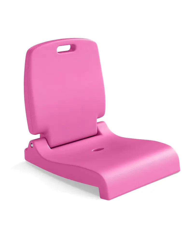 Foldable Outdoor Pool Chair with Handle and Back Support-Pink - Pink - Beach & Lawn Chairs