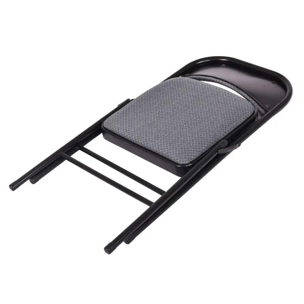 Folding Chair Set with Upholstered Seat and Fabric Covered Backrest - Conference Chairs
