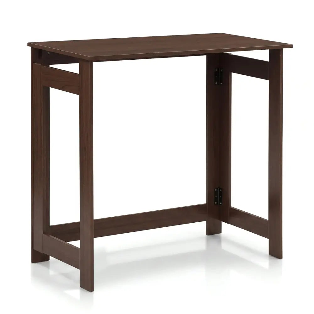 Folding Console Table with Foldable Legs-Brown - Brown - Console Tables
