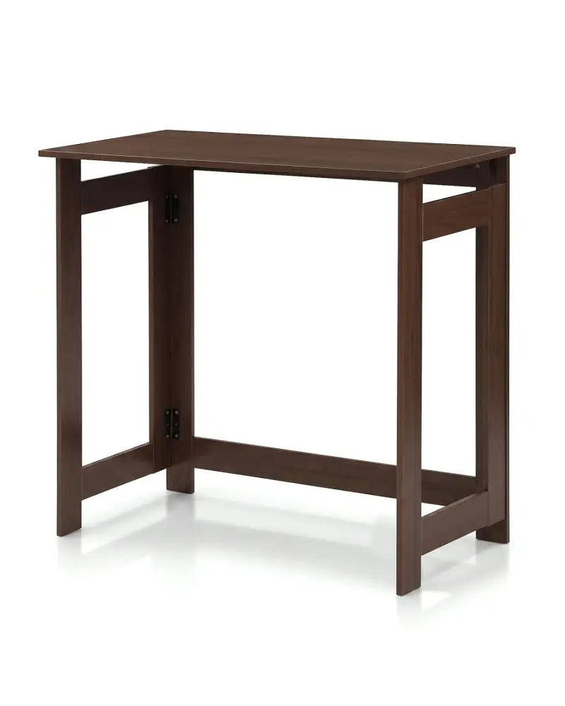 Folding Console Table with Foldable Legs-Brown - Brown - Console Tables