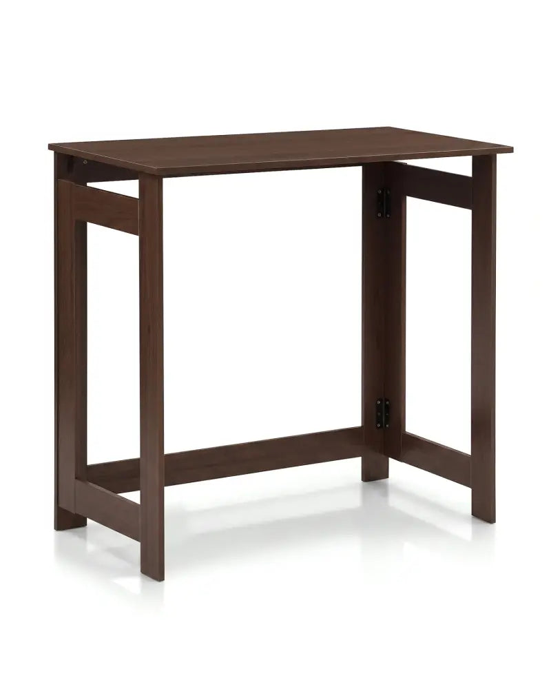 Folding Console Table with Foldable Legs-Brown - Brown - Console Tables