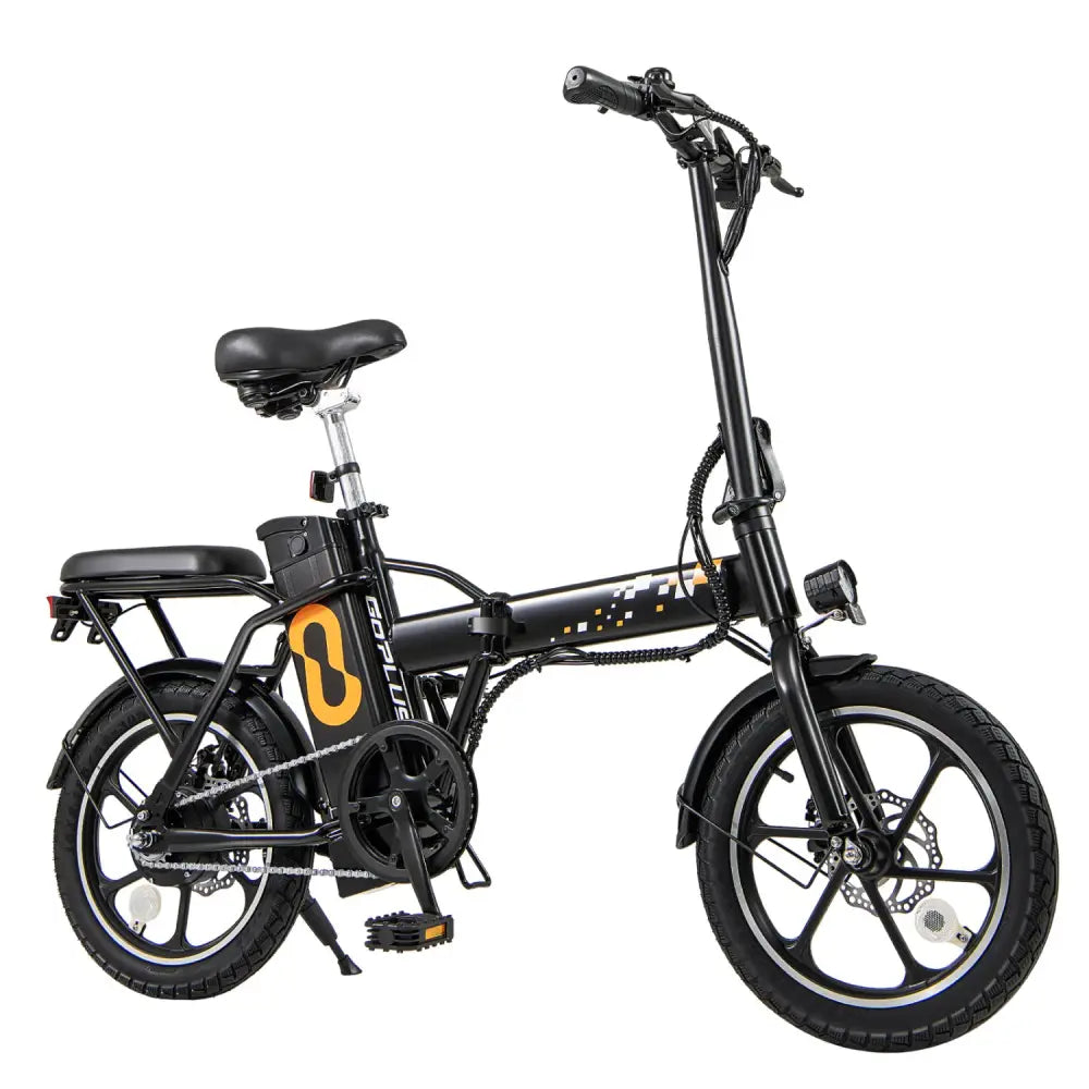 Folding Electric Bicycle with 500W Brushless Motor and Dual Disk Brakes - Exercise Machines