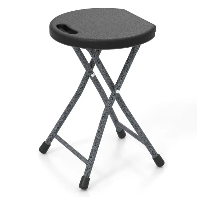 Folding Stool with Built-in Handle for Adults-1 Piece - Camping Furniture