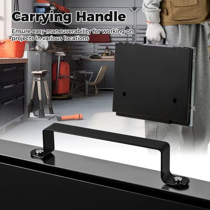 Folding Welding Table Accessories for Workbench Desktop with Perforated Panel - Garages