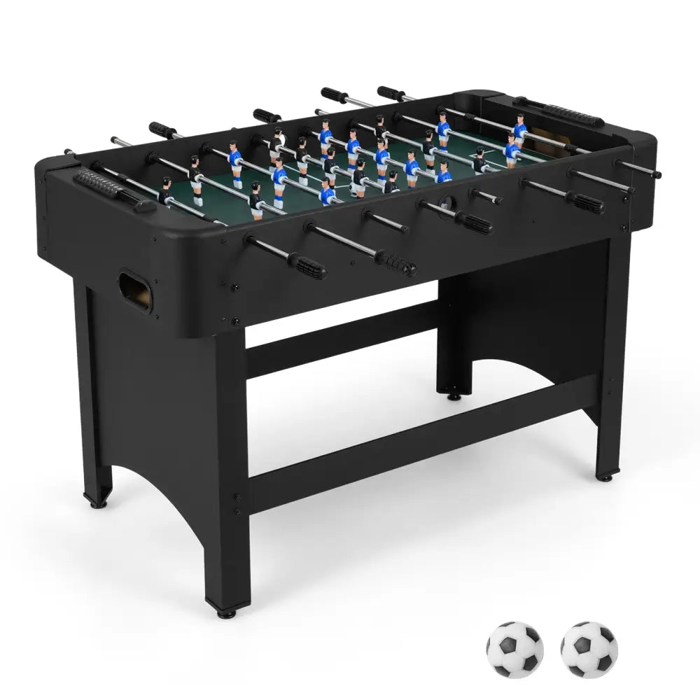 Foosball Table Competition Full Size Soccer Game Table with 22 Players-Black - Black - Game Room