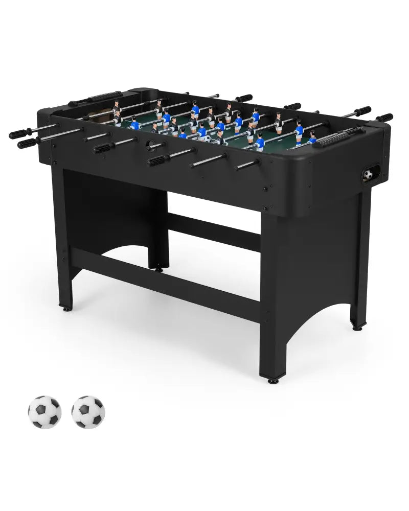 Foosball Table Competition Full Size Soccer Game Table with 22 Players-Black - Black - Game Room