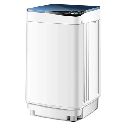 Full-automatic Washing Machine 7.7 lbs Washer / Spinner Germicidal-Blue Costway