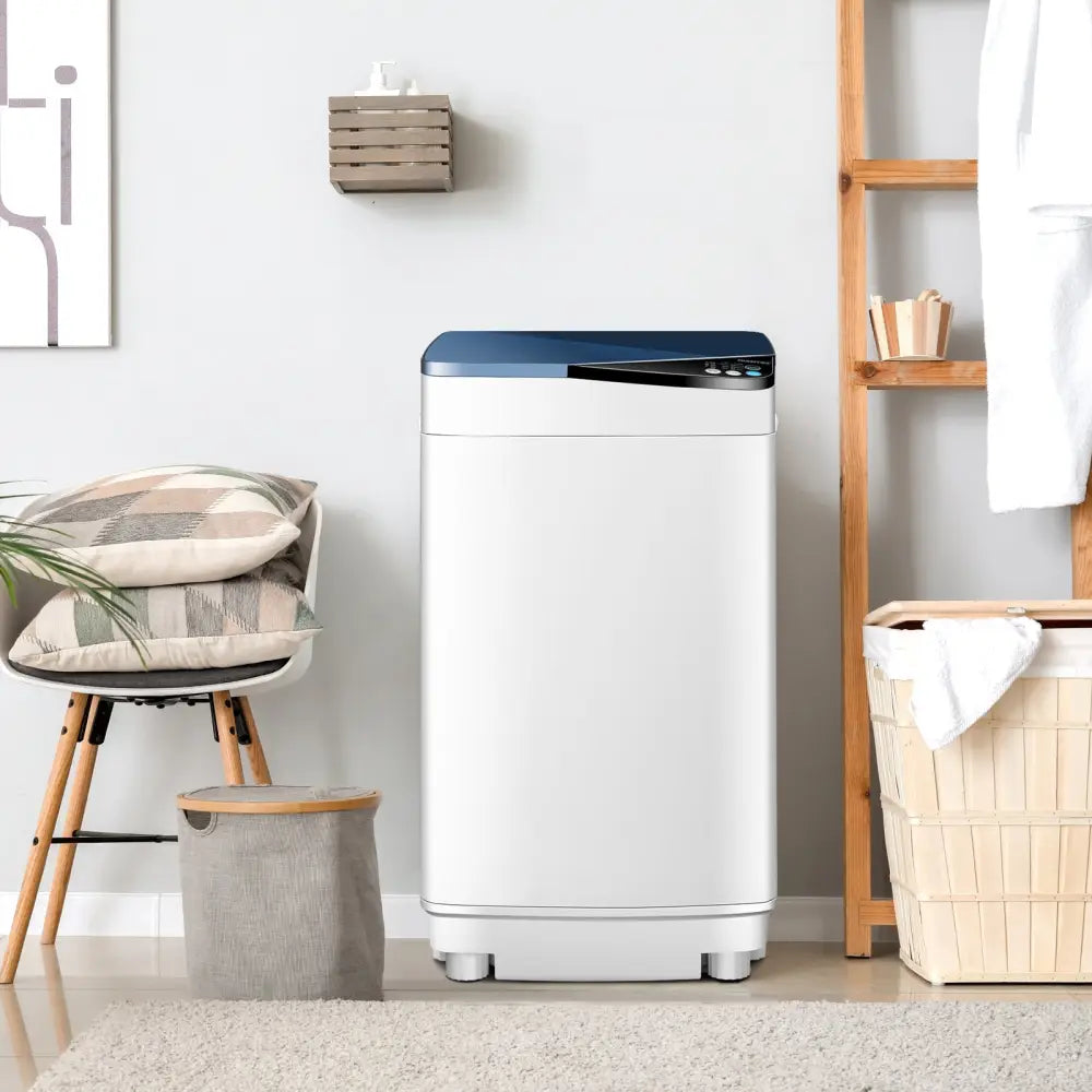 Full-automatic Washing Machine 7.7 lbs Washer / Spinner Germicidal-Blue - Blue - Washing Machines