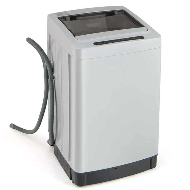 Full-Automatic Washing Machine Washer and Spin Combo-Grey Costway