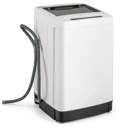 Full-Automatic Washing Machine Washer and Spin Combo-White Costway