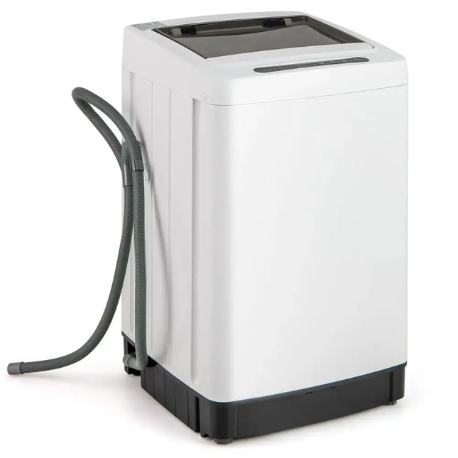 Full-Automatic Washing Machine Washer and Spin Combo-White Costway