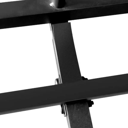 Full/Queen Industrial Bed Frame with Rustic Headboard and Footboard-Full Size - Rustic Brown - Simple Bed Frame
