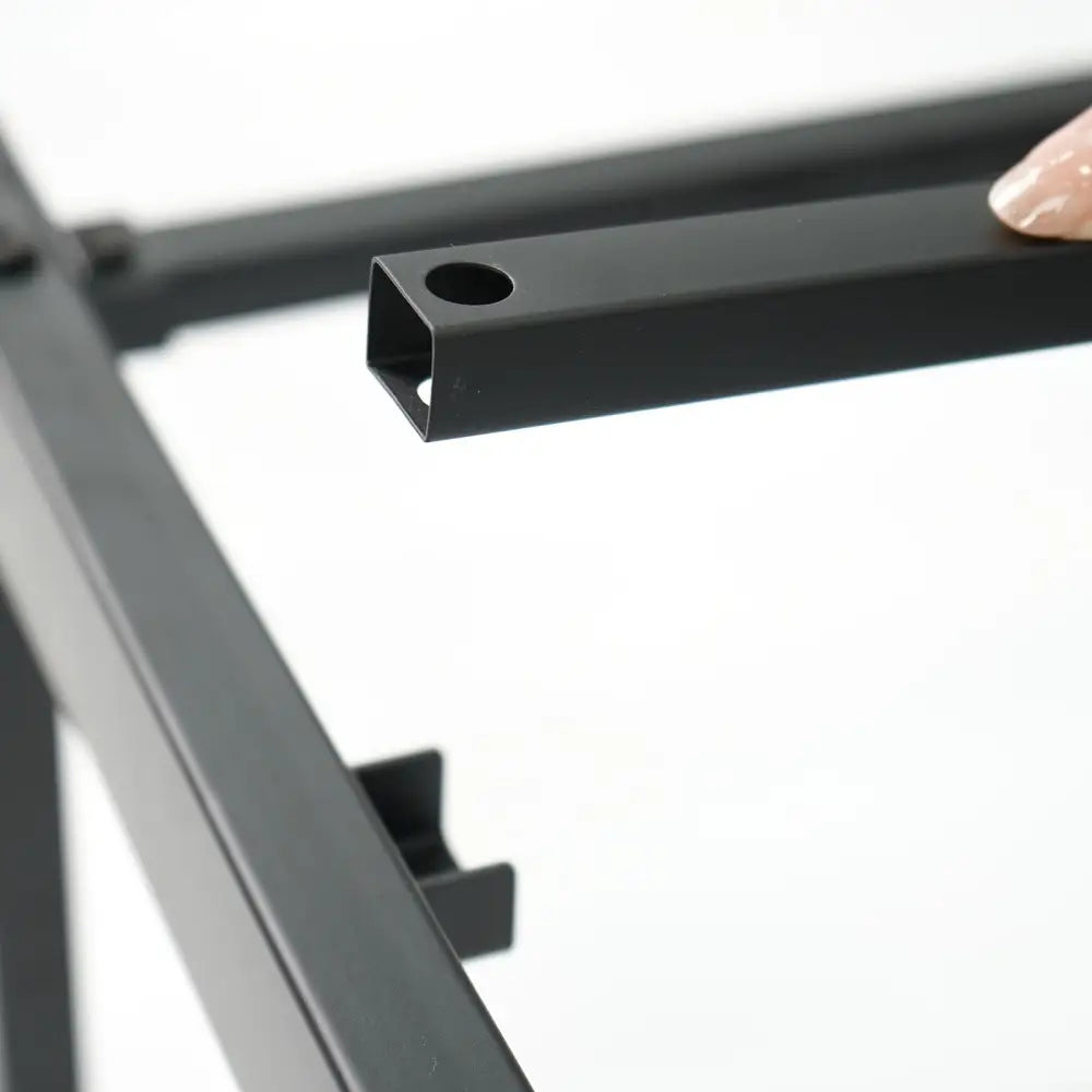 Full/Queen/King Size Metal Bed Frame Heavy Duty Support Slats Mattress Foundation-King Size - Black - Simple Bed Frame