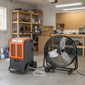 Garage & Warehouse Climate Control Bundle: Dehumidifier + Industrial Drum Fan - Climate Control Appliances