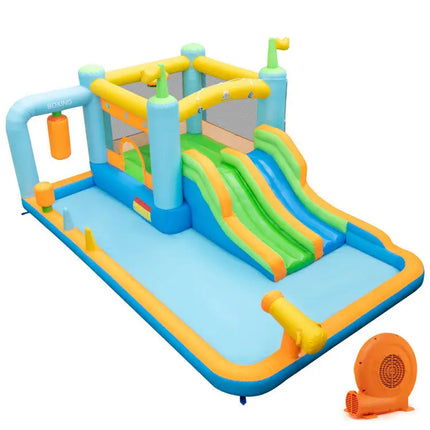 Giant Inflatable Water Slide for Kids Aged 3-10 Years (with 680W Blower) - Inflatable Water Slides