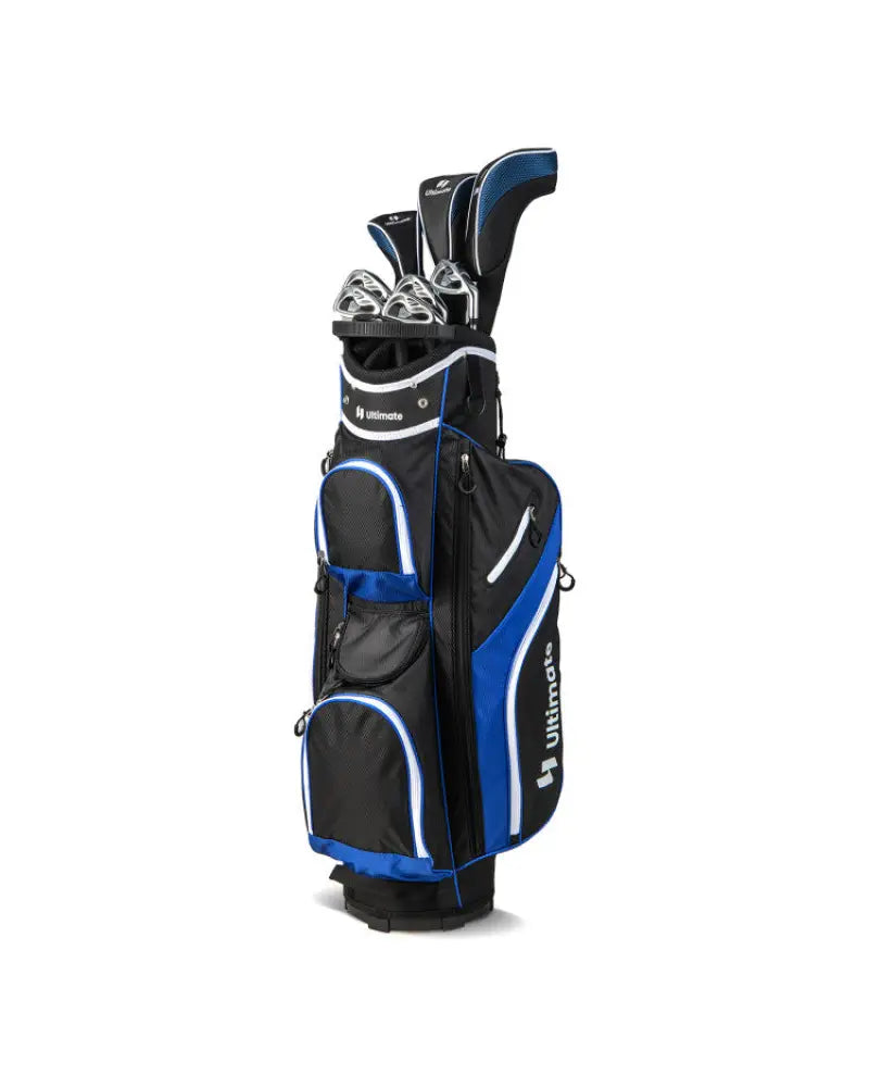 Golf Cart Bag with 14 Way Top Dividers-Blue - Blue - Golf