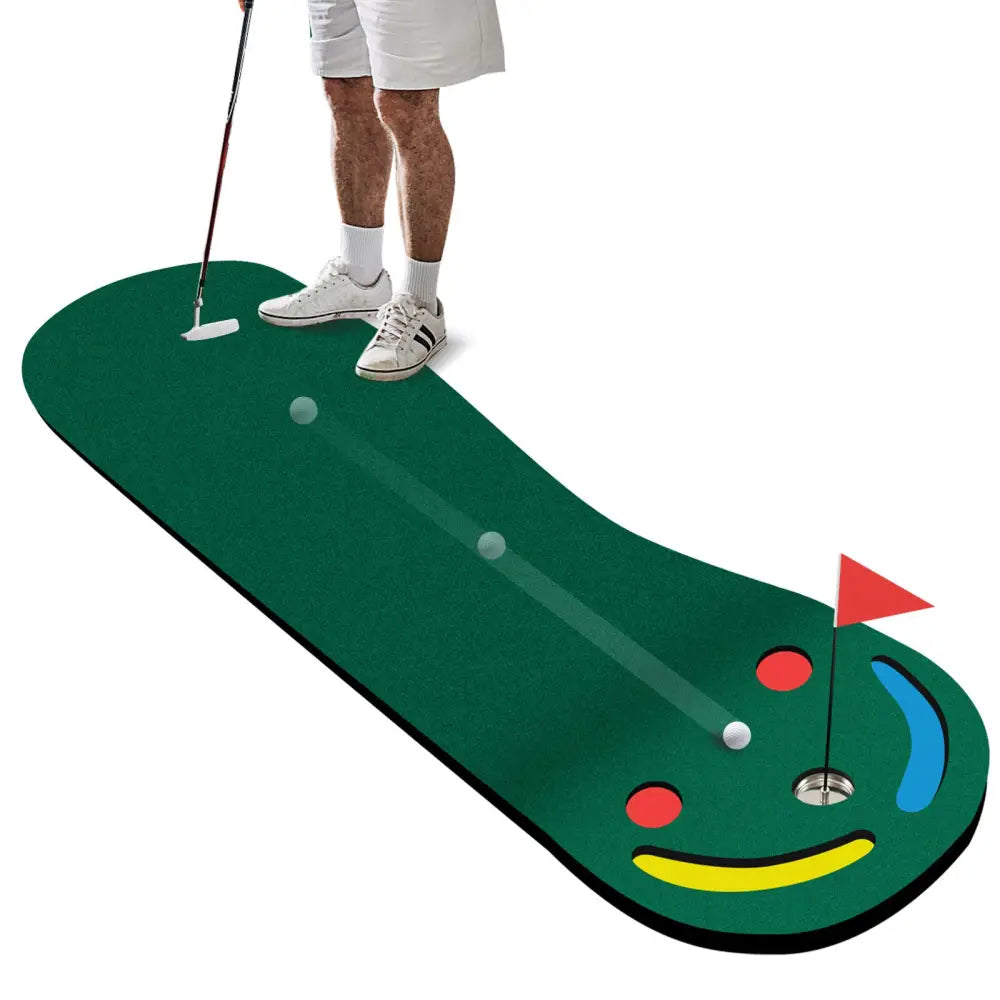 Golf Putting Green Set for Indoor Outdoor Use - Green - Golf